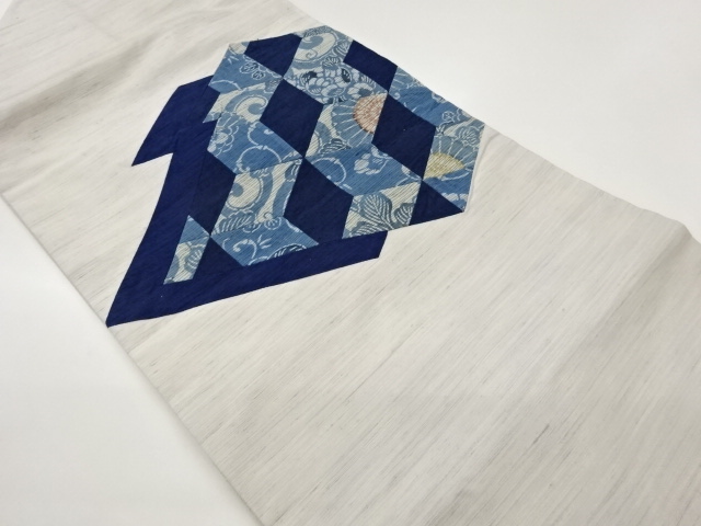 JAPANESE NAGOYA OBI / TSUMUGI / MATSUKAWABISHI